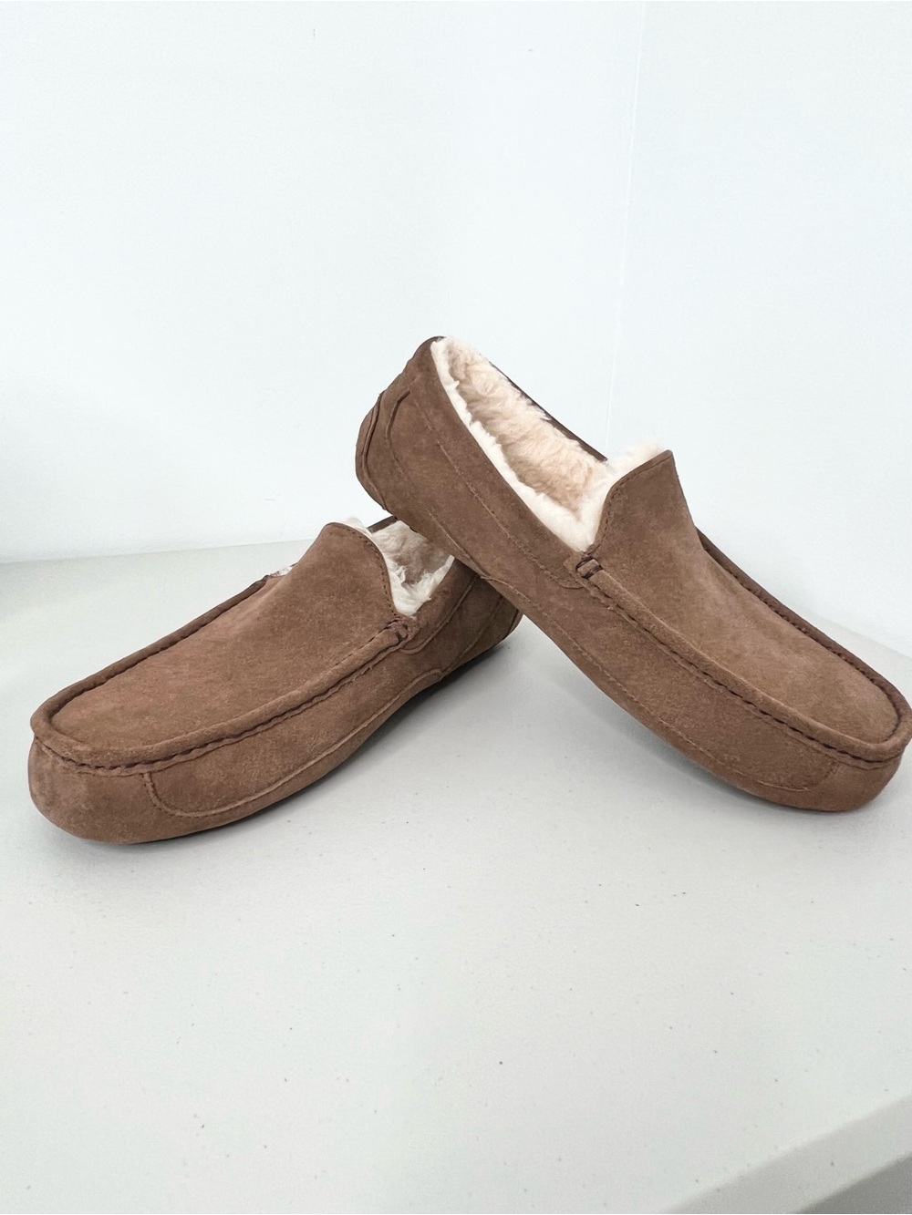 UGG Ascot Sheepskin Slip On Loafer Slipper 13